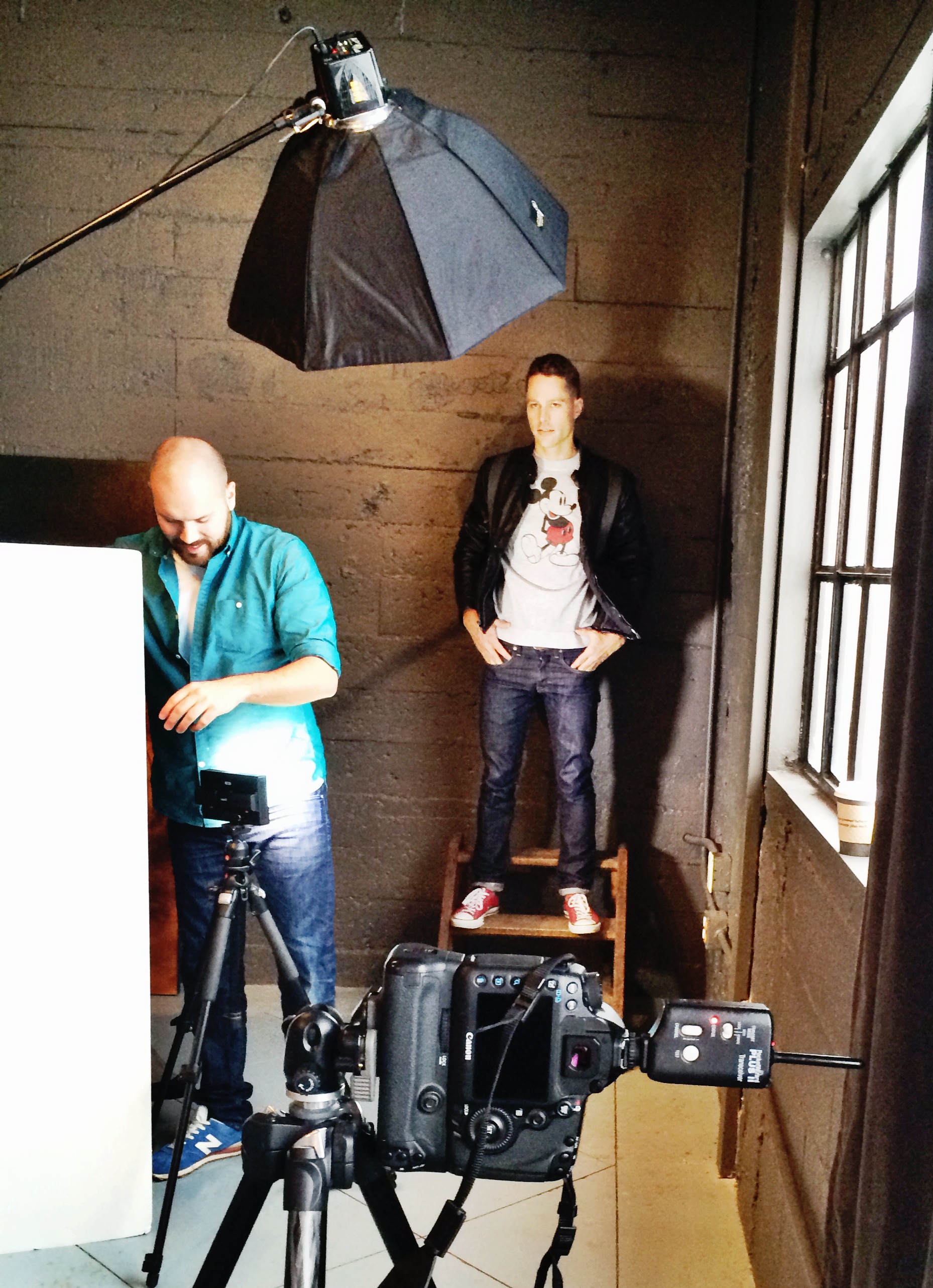 Behind the scenes of my Style Q&A shoot