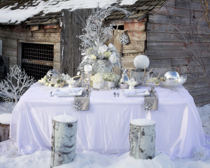 Rustic Winter Tablescape