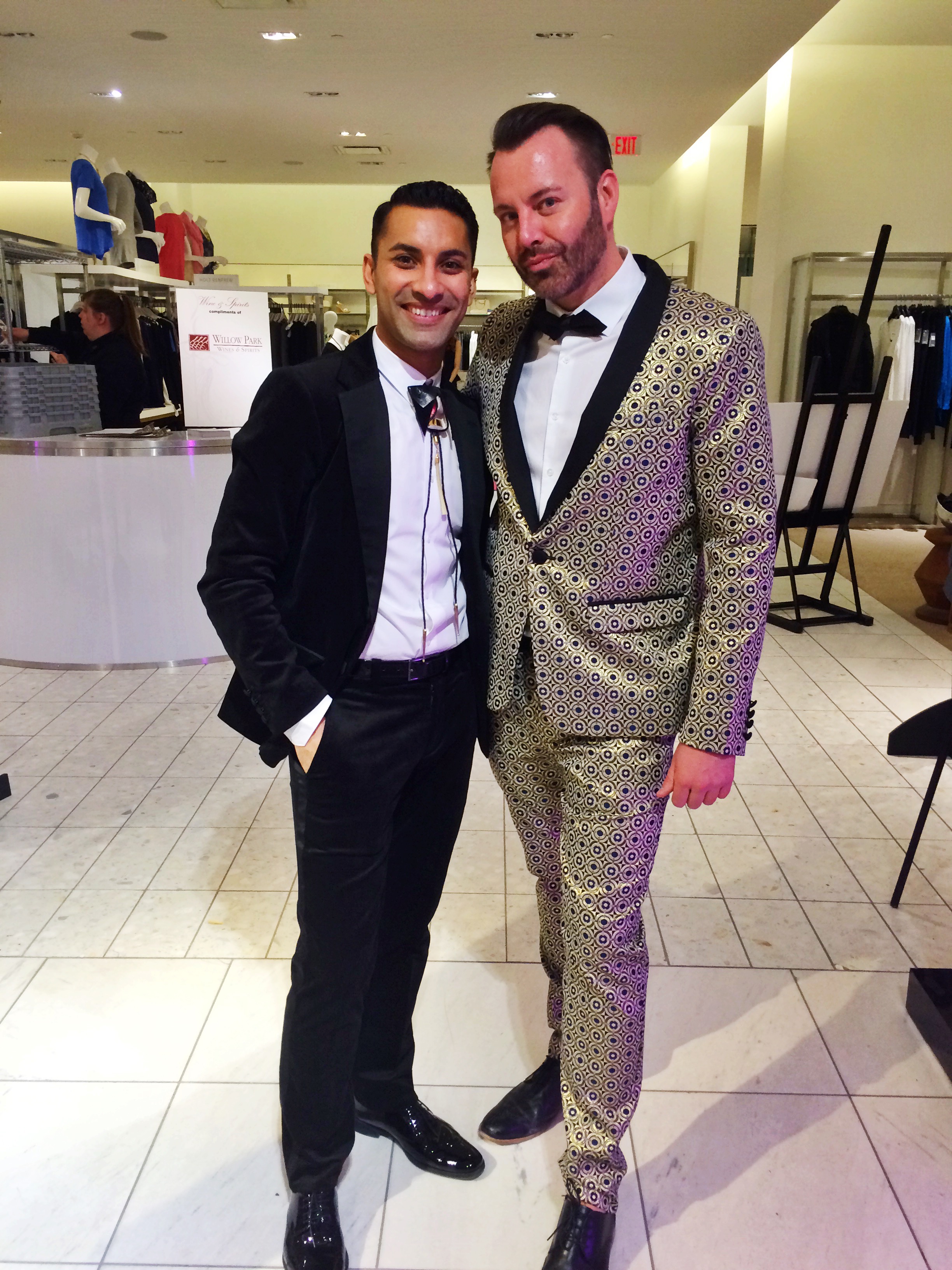 Evening hosts - Aly Velji and Jason Krell
