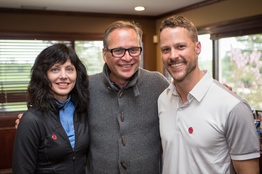 Erin O'Connor of Contemporary Calgary, Jay Mehr of Shaw Communications, and Derek MacDonald of Boom Goes The Drum
