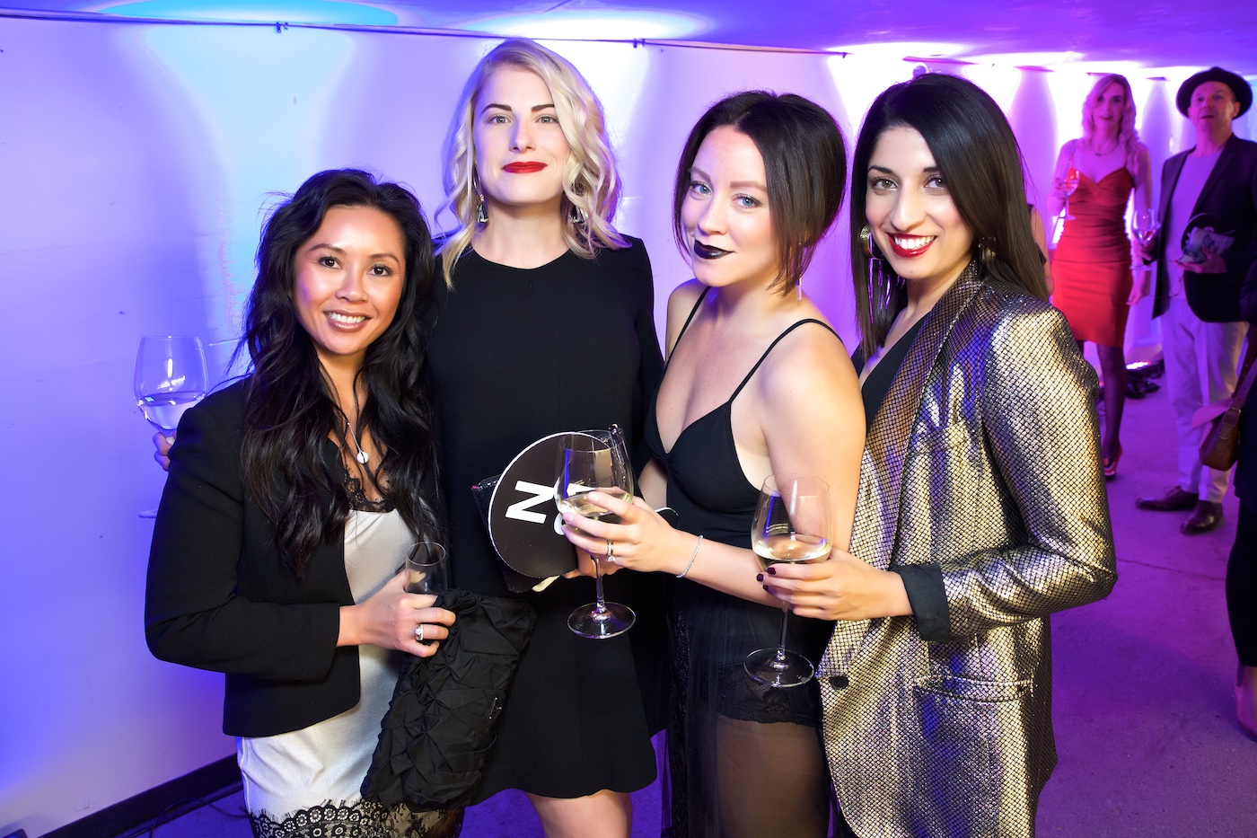 Boom Goes The Drum Calgary Event Planners LOOK2016 LOOK2016 guests Cathy Huynh, Katy Bond (LOOK2016 Committee), Amanda Hamilton, Nandini Somayaji