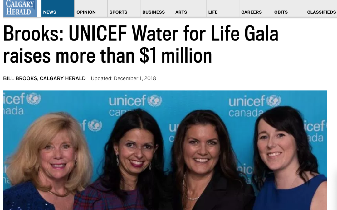 In the News: UNICEF Water for Life Gala
